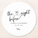 Recherche de nuit dessous de verres Calligraphie