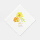 Search for marigold napkins Watercolor