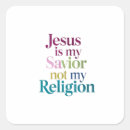 Search for jesus is my savior stickers Christian