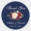 Search for thank you blue stickers Watercolor floral