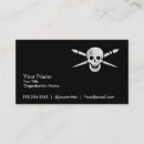 Search for bone business cards Black