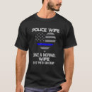 Search for police wife tshirts Flag