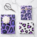 Recherche de léopard blanc papier cadeau Bleu