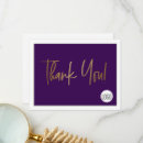 Search for purple thank you cards Simple