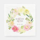Search for floral wedding napkins Boho