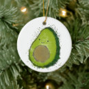 Search for avocado ornaments Kawaii