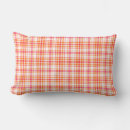 Search for pink orange pillows Plaid