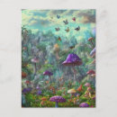 Recherche de champignon magique cartes postales Papillon