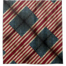 Search for red blue striped shower curtains Patriotic