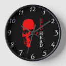 Recherche de tête rouge horloges Décoration