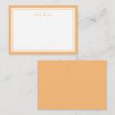 Search for orange note cards Elegant