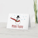 Search for happy snowman cards Winter