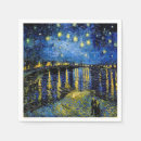Search for starry night napkins Vincent