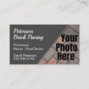 Search for paving business cards Paver