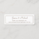 Search for business inserts for invitations White