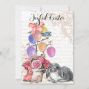 Search for in french easter cards Rabbit