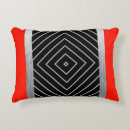 Search for black red silver pillows Stripes