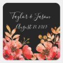 Search for black and coral stickers Floral