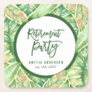 Search for tropical coasters Watercolor