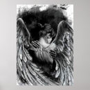 Search for black white angel posters Woman