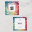 Recherche de colorful business cards Code qr