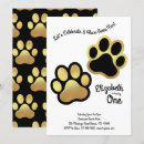 Recherche de empreinte de patte de chien invitations Fête