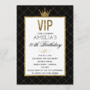 Search for vip birthday invitations Glitter