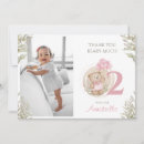 Search for 2nd birthday thank you cards Pink