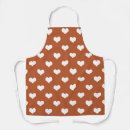 Search for brown love aprons Heart