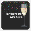 Search for confetti birthday stickers Black