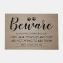 Search for beware of dog doormats Humour