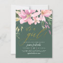 Search for dark green and gold invitations Flowers