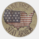 Search for live free stickers Patriotic