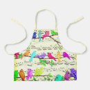 Search for cute music aprons Bird