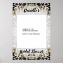 Search for bridal shower photo frame posters Gold