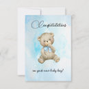 Search for new baby boy cards Teddy bear
