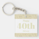 Search for 40th birthday keychains Unique