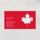 Search for maple leaf business cards Professional