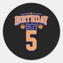 Search for birthday boy 5 stickers Years