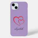 Search for heart shape iphone cases Red