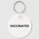 Search for vaccine keychains Black and white