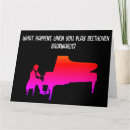 Search for piano birthday cards Humour