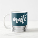 Search for black and teal mugs Script