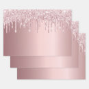 Recherche de 18 ans papier cadeau Rose