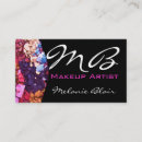 Recherche de maquilleur indépendant cartes visite Esthéticien