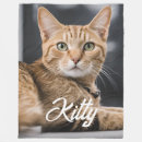 Search for pet lover throw blankets Kitty
