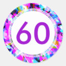 Search for number 60 stickers 60th