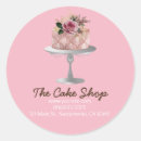 Search for cake business wedding stickers Pink