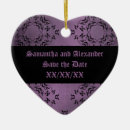 Search for save the date ornaments Purple