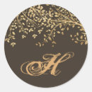 Search for gold foil wedding stickers Autumn